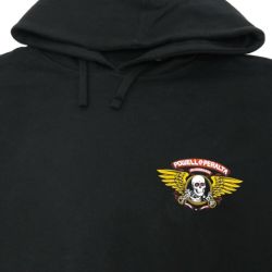 POWELL PERALTA HOOD パウエルペラルタ パーカー WINGED RIPPER BLACK スケートボード スケボー 2