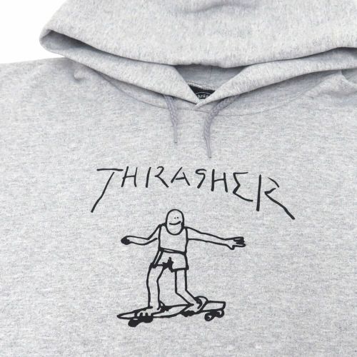 THRASHER HOOD スラッシャー パーカー GONZ GREY（US企画） スケート