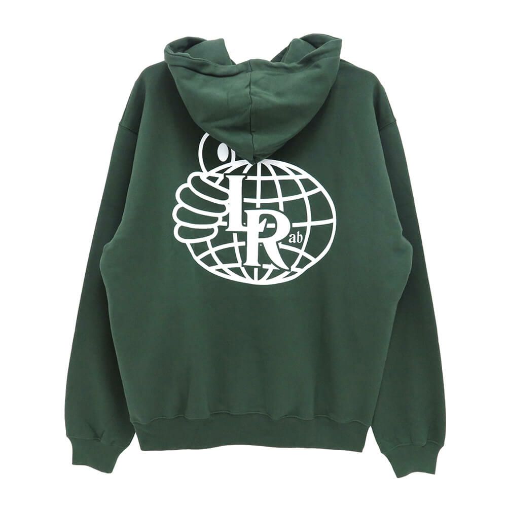 LAST RESORT AB HOOD ラストリゾートエービー パーカー ATLAS MONOGRAM FOREST GREEN スケートボード スケボー 