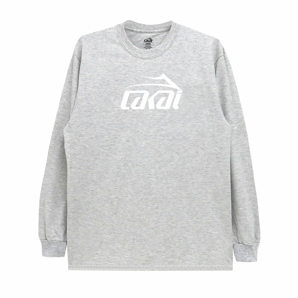  LAKAI LONG SLEEVE ラカイ ロングスリーブTシャツ BASIC ASH スケートボード スケボー 