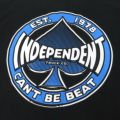  INDEPENDENT LONG SLEEVE インディペンデント ロングスリーブTシャツ CAN'T BE BEAT BLACK スケートボード スケボー 3