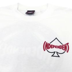  INDEPENDENT LONG SLEEVE インディペンデント ロングスリーブTシャツ CAN'T BE BEAT WHITE スケートボード スケボー 2