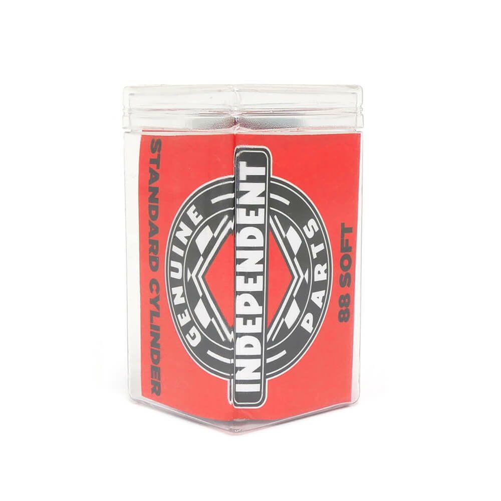 INDEPENDENT BUSHING インディペンデント クッシュ ブッシュ STANDARD CYLINDER SOFT（88A） RED スケートボード スケボー