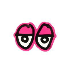 KROOKED STICKER クルキッド ステッカー EYES DIECUT SMALL PINK スケートボード スケボー