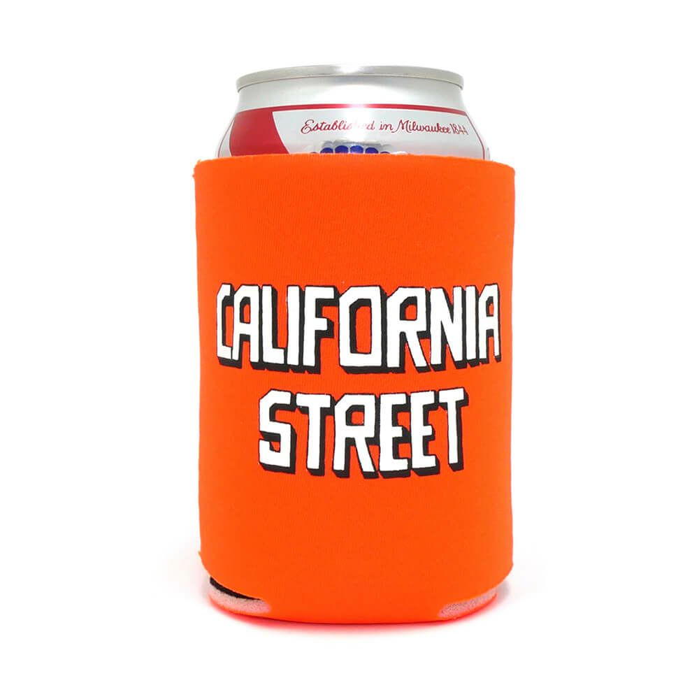 【購入金額 20,000円 以上で 1円】CALIFORNIA STREET COOZIE カリフォルニアストリート ドリンククーラー BLOCK by ESOW ORANGE スケートボード スケボー