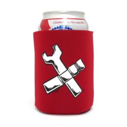 【購入金額 20,000円 以上で 1円】CALIFORNIA STREET COOZIE カリフォルニアストリート ドリンククーラー BLOCK by ESOW RED スケートボード スケボー 1