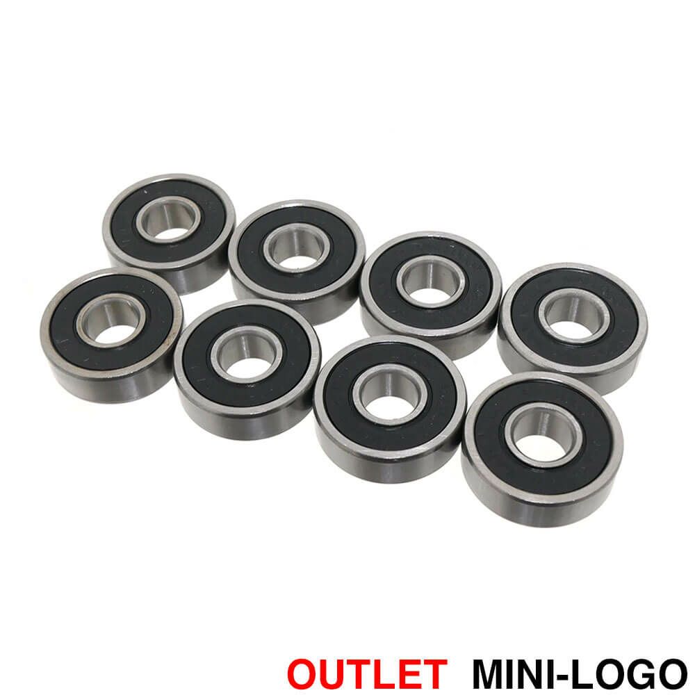 【アウトレット価格 2,200円 → 1,500円】MINI LOGO BEARING ミニロゴ ベアリング PRECISION SKATE BEARINGS オイルタイプ ケース無し スケートボード スケボー