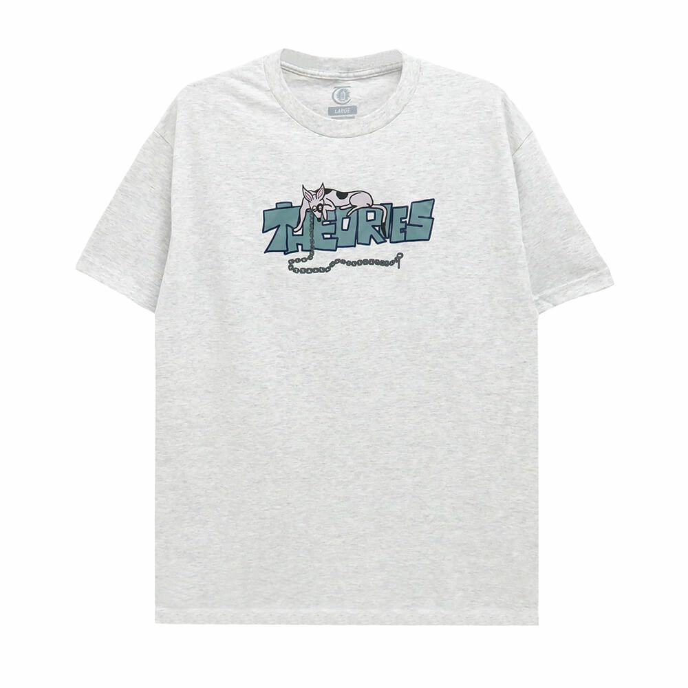 THEORIES T-SHIRT セオリーズ Tシャツ PIANO TRAP ASH スケートボード スケボー 