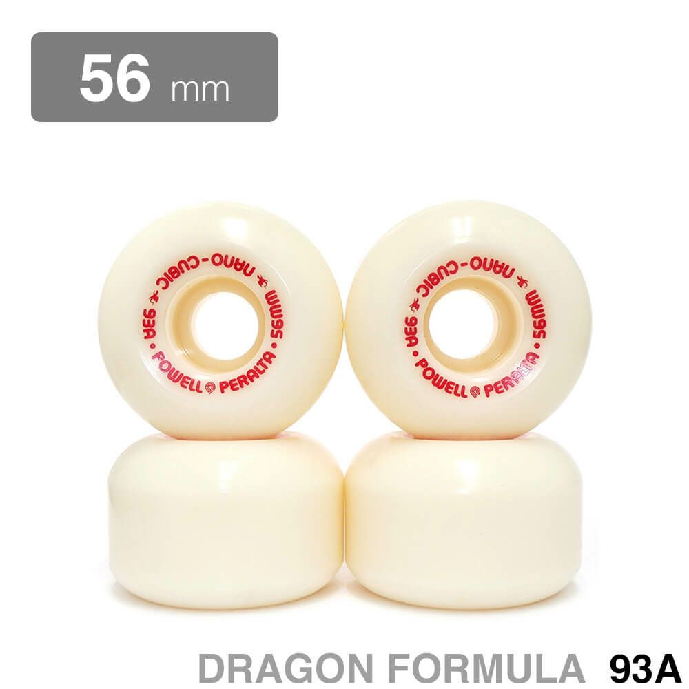 POWELL PERALTA WHEEL パウエルペラルタ ウィール DRAGON FORMULA（DF）93A NANO CUBIC 56mm x 37mm スケートボード スケボー