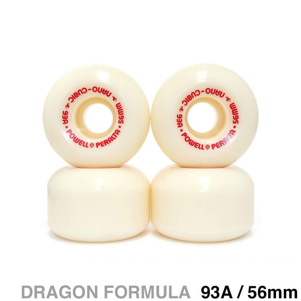 POWELL PERALTA WHEEL パウエルペラルタ ウィール DRAGON FORMULA（DF）93A NANO CUBIC 56mm x 37mm スケートボード スケボー