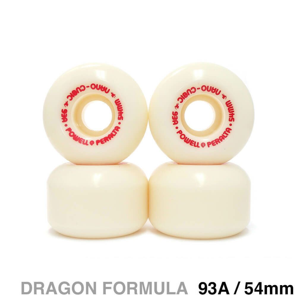 POWELL PERALTA WHEEL パウエルペラルタ ウィール DRAGON FORMULA（DF）93A NANO CUBIC 54mm x 36.5mm スケートボード スケボー