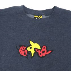 KROOKED CREW SWEAT クルキッド トレーナー LADY BUG NAVY スケートボード スケボー 1