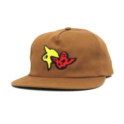 KROOKED CAP クルキッド キャップ LADY BUG SNAPBACK BROWN スケートボード スケボー 