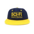 SCI-FI FANTASY CAP サイファイファンタジー キャップ SCHOOL OF BUSINESS SNAPBACK NAVY/YELLOW スケートボード スケボー 1