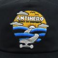 ANTIHERO CAP アンチヒーロー キャップ ROAD TO NOWHERE SNAPBACK BLACK スケートボード スケボー 4