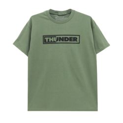  THUNDER T-SHIRT サンダー Tシャツ BOLTS MILITARY GREEN スケートボード スケボー 