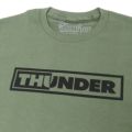  THUNDER T-SHIRT サンダー Tシャツ BOLTS MILITARY GREEN スケートボード スケボー 1