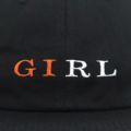 GIRL CAP ガール キャップ SERIF SNAPBACK BLACK スケートボード スケボー 4