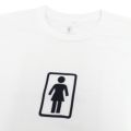GIRL T-SHIRT ガール Tシャツ BOXED OG WHITE スケートボード スケボー 1