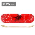 WELCOME DECK ウェルカム デッキ RYAN TOWNLEY COWGIRL RED/SILVER FOIL 8.25 スケートボード スケボー