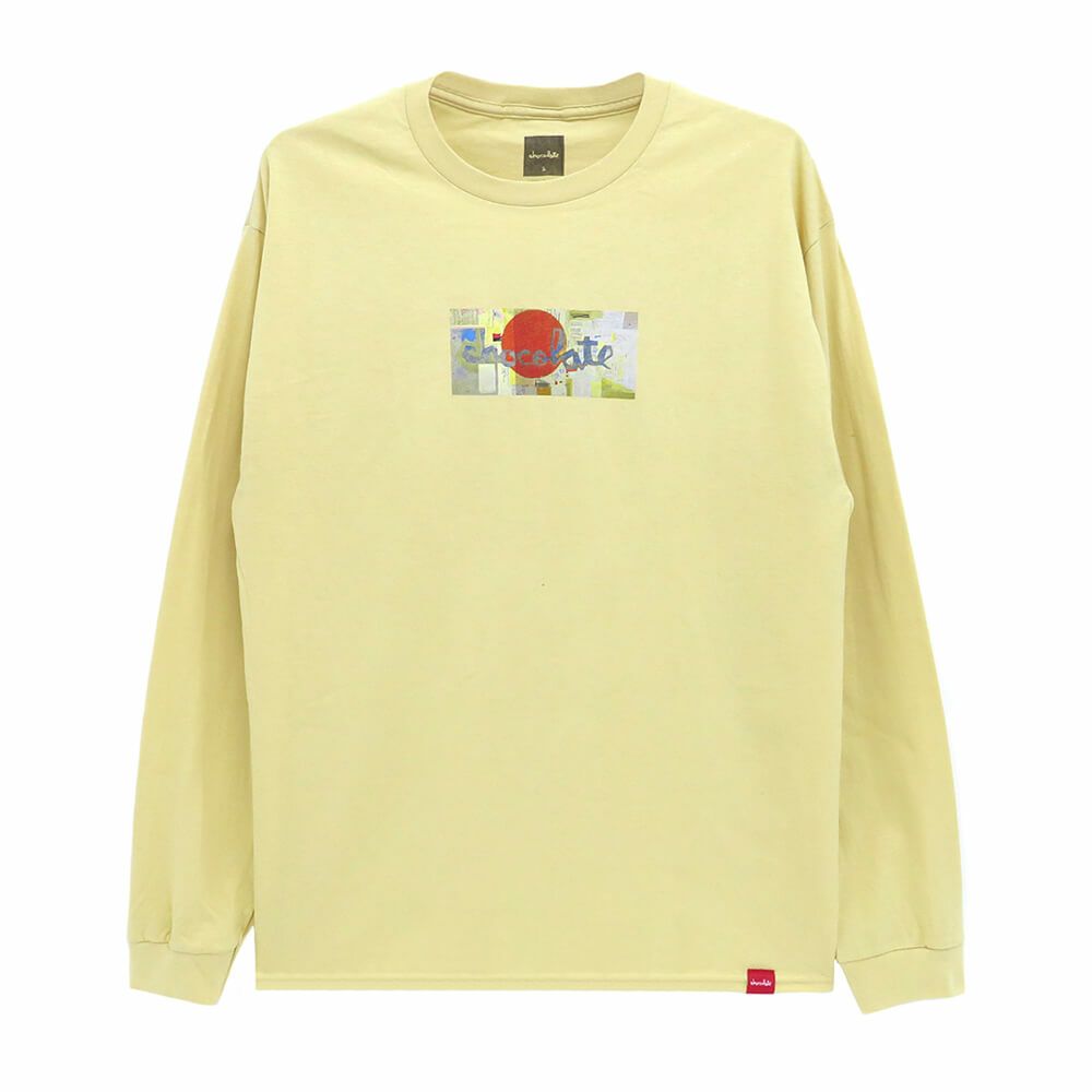 CHOCOLATE LONG SLEEVE チョコレート ロングスリーブTシャツ BEND CHUNK PALE GOLD スケートボード スケボー 