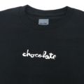 CHOCOLATE LONG SLEEVE チョコレート ロングスリーブTシャツ CHUNK BLACK スケートボード スケボー 1