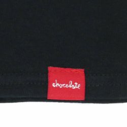 CHOCOLATE LONG SLEEVE チョコレート ロングスリーブTシャツ CHUNK BLACK スケートボード スケボー 2