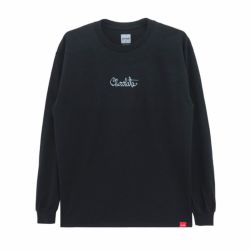 CHOCOLATE LONG SLEEVE チョコレート ロングスリーブTシャツ SCRIPT BLACK スケートボード スケボー 