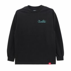 CHOCOLATE LONG SLEEVE チョコレート ロングスリーブTシャツ OG SCRIPT BLACK スケートボード スケボー 