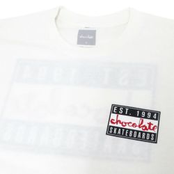 CHOCOLATE T-SHIRT チョコレート Tシャツ ADVISORY WHITE スケートボード スケボー 2