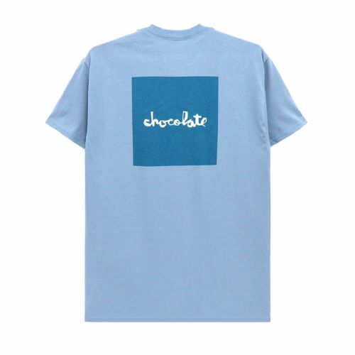 CHOCOLATE T-SHIRT チョコレート Tシャツ OG CHUNK SQUARE DUSTY BLUE スケートボード スケボー 