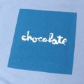 CHOCOLATE T-SHIRT チョコレート Tシャツ OG CHUNK SQUARE DUSTY BLUE スケートボード スケボー 3