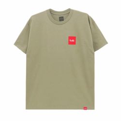 CHOCOLATE T-SHIRT チョコレート Tシャツ SCRIPT SQUARE SAFARI GREEN スケートボード スケボー 