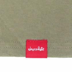 CHOCOLATE T-SHIRT チョコレート Tシャツ SCRIPT SQUARE SAFARI GREEN スケートボード スケボー 2