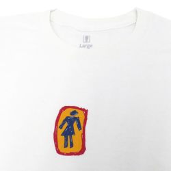 GIRL LONG SLEEVE ガール ロングスリーブTシャツ SKETCHY OG WHITE スケートボード スケボー 1