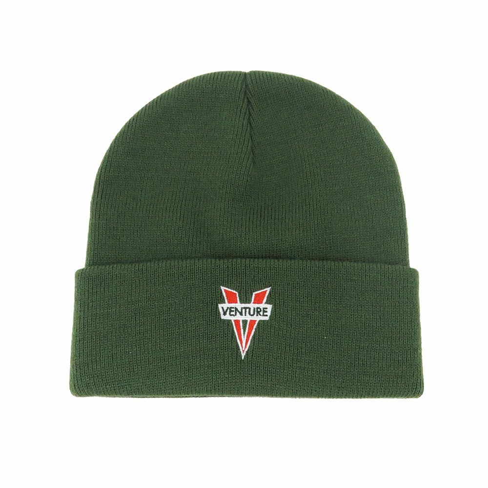 VENTURE KNITCAP ベンチャー ニットキャップ HERITAGE CUFF BEANIE DARK GREEN スケートボード スケボー 