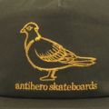 ANTIHERO CAP アンチヒーロー キャップ BASIC PIGEON SNAPBACK OLIVE/ORANGE スケートボード スケボー 4
