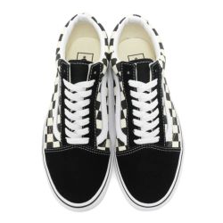 VANS SHOES バンズ シューズ スニーカー OLD SKOOL PRIMARY CHECK BLACK/WHITE（US企画） スケートボード スケボー 1