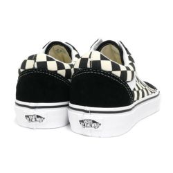 VANS SHOES バンズ シューズ スニーカー OLD SKOOL PRIMARY CHECK BLACK/WHITE（US企画） スケートボード スケボー 2