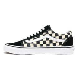 VANS SHOES バンズ シューズ スニーカー OLD SKOOL PRIMARY CHECK BLACK/WHITE（US企画） スケートボード スケボー 4