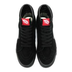 VANS SHOES バンズ シューズ スニーカー SK8 HI BLACK/BLACK（US企画） スケートボード スケボー 1