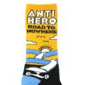 ANTIHERO SOCKS アンチヒーロー ソックス 靴下 ROAD TO NOWHERE BLACK スケートボード スケボー 4