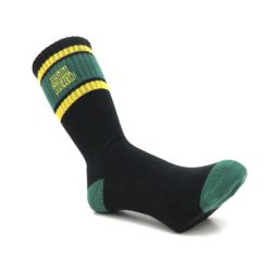 ANTIHERO SOCKS アンチヒーロー ソックス 靴下 BLACK HERO OUTLINE BLACK/DARK GREEN/GOLD スケートボード スケボー 