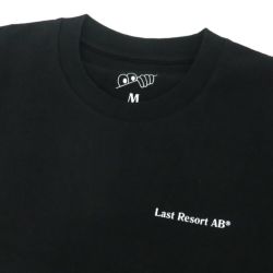 LAST RESORT AB T-SHIRT ラストリゾートエービー Tシャツ ATLAS MONOGRAM BLACK スケートボード スケボー 2