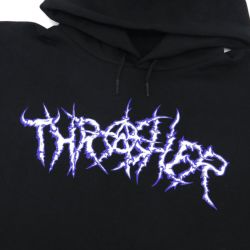 THRASHER HOOD スラッシャー パーカー THORNS BLACK（US企画） スケートボード スケボー 1