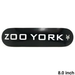 ZOO YORK DECK ズーヨーク デッキ TEAM OG 95 LOGO BLOCK BLACK 8.0 スケートボード スケボー