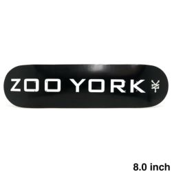 ZOO YORK DECK ズーヨーク デッキ TEAM OG 95 LOGO BLOCK BLACK 8.0 スケートボード スケボー
