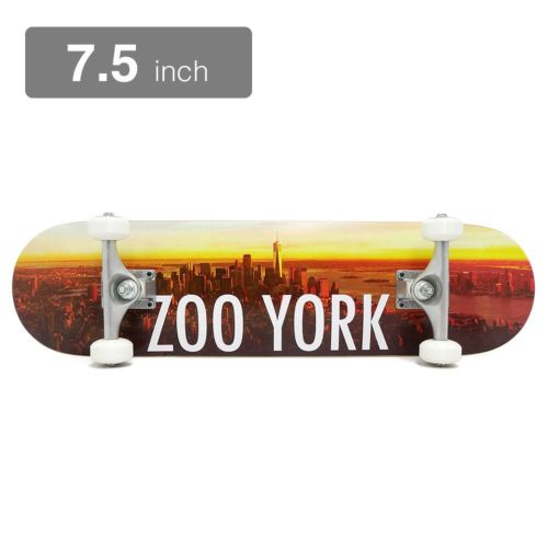 専用ケース付き ZOO YORK ズーヨーク コンプリートセット スケートボード完成品 SUNRISE 7.5 スケートボード スケボー