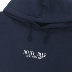 HOTEL BLUE HOOD ホテルブルー パーカー LOGO HOODY NAVY スケートボード スケボー 1