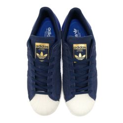 ADIDAS SHOES アディダス シューズ スニーカー SUPERSTAR ADV ID3365 NAVY/BLUE/GOLD スケートボード スケボー 1